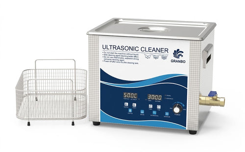 Bac à Ultrasons 10L Haute Puissance Réglable — Dégazage & Semi-Onde (Série X)